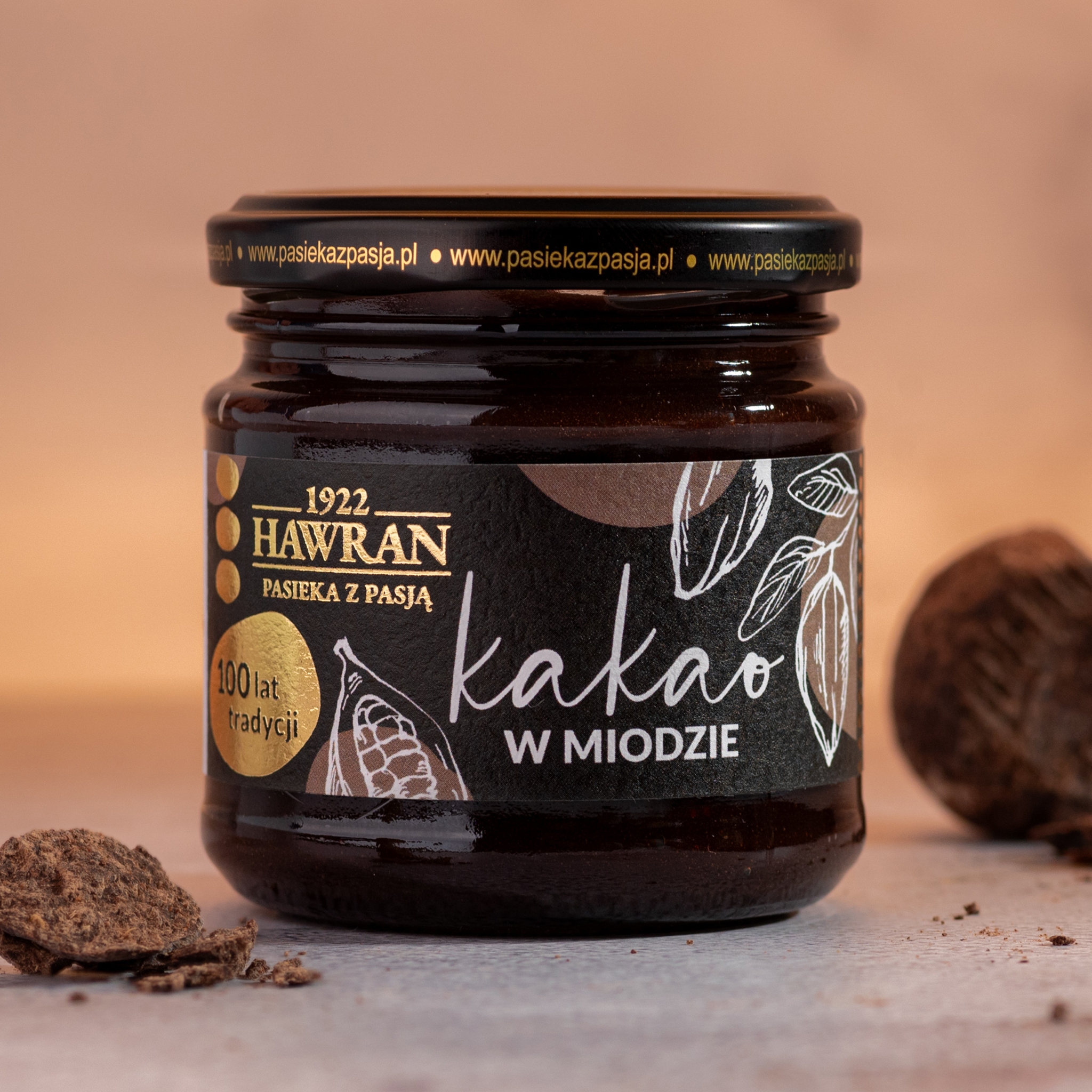 Kakao w miodzie wielokwiatowym 240g - Pasieka z Pasją Hawran