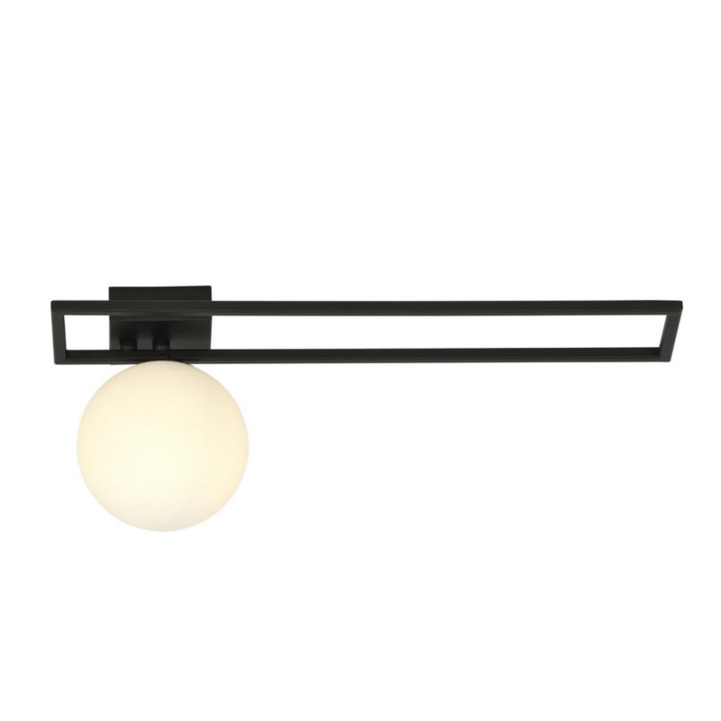 Lampa wisząca Emibig Imago biało-czarna wym: 21 x 50 cm 1xE14 x 10W metal 1 szt.