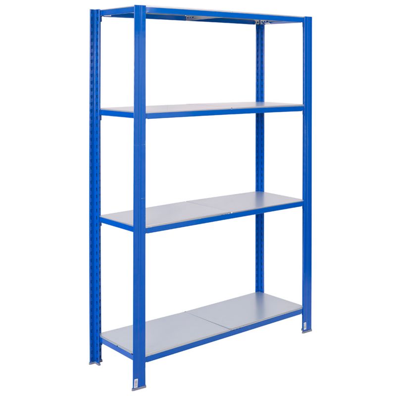 Wtykowy regał metalowy AR Shelving z profilem T z 4 półkami 200x120x50 cm 250 kg 1 szt