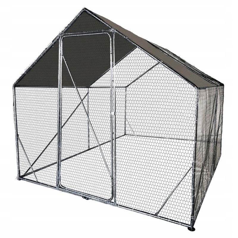 Metalowa Klatka Dla Drobiu 4iQ Group Kurnik 2x3x2,2m rurki 25mm 1szt.