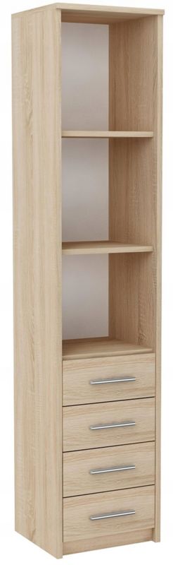 Regał biurowy Matkam R40O 4S ufc dąb sonoma 1 szt.