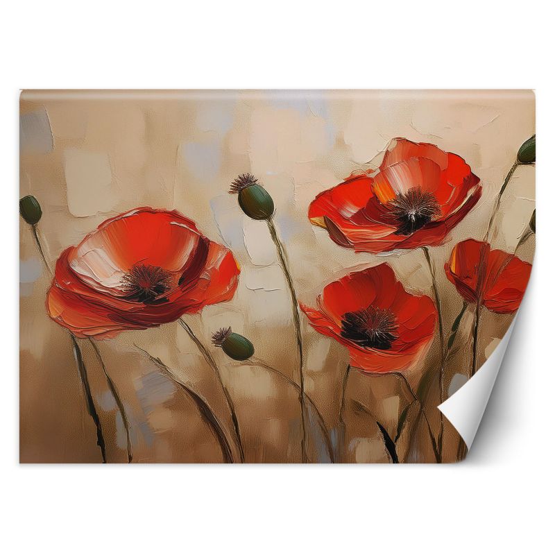 Fototapeta Feeby Malowane maki 250x175 1 szt