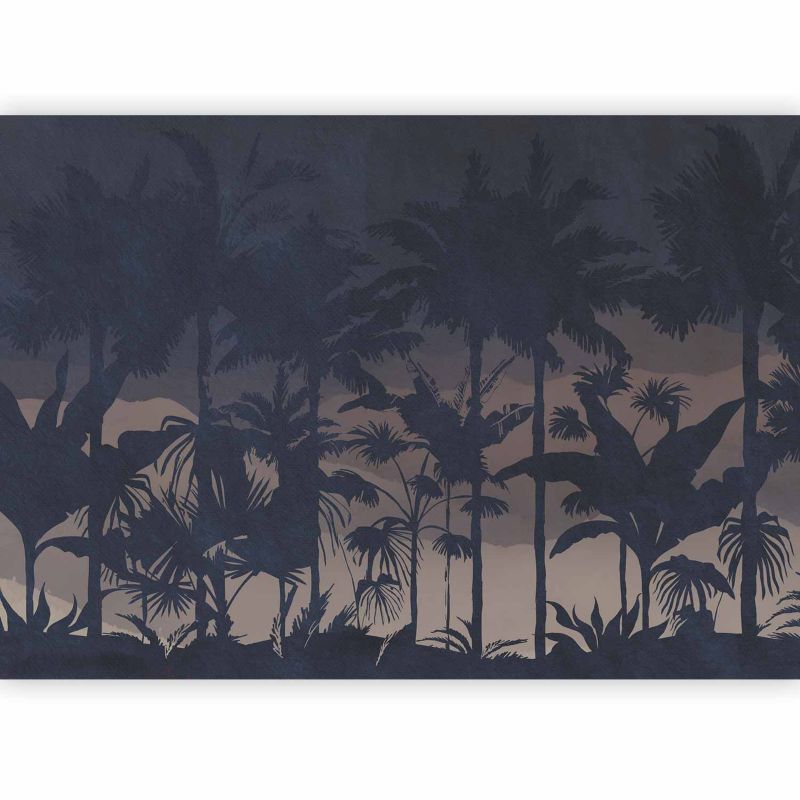 Fototapeta flizelinowa Artgeist 110g/m2 Liście czarna 450x315 (9 części) 10386aa rolka 1 szt