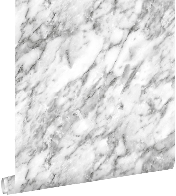Tapeta ESTAhome marmur czarno-białym 53 cm x 10.05 m - 1 rol.