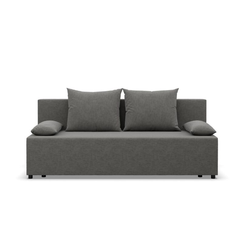 Kanapa TYLETEGOTU rozkładana VISTA plecionka ciemny szary 1 szt