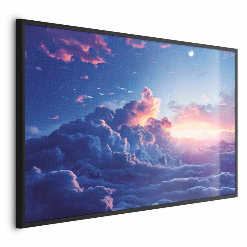 Plakat Artgeist Nocne góry 60x40 cm z ramą czarną 1 szt