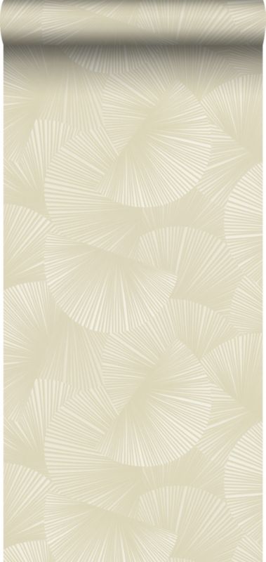 tapeta flizelinowa z ekoteksturą Sanders & Sanders graficzny motyw 3D złamanej bieli 53 cm x 10.05 m - 1 rol.