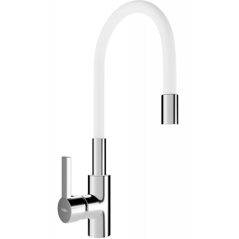 Bateria kuchenna stojąca Mexen Flex chrom/biały 1 szt.