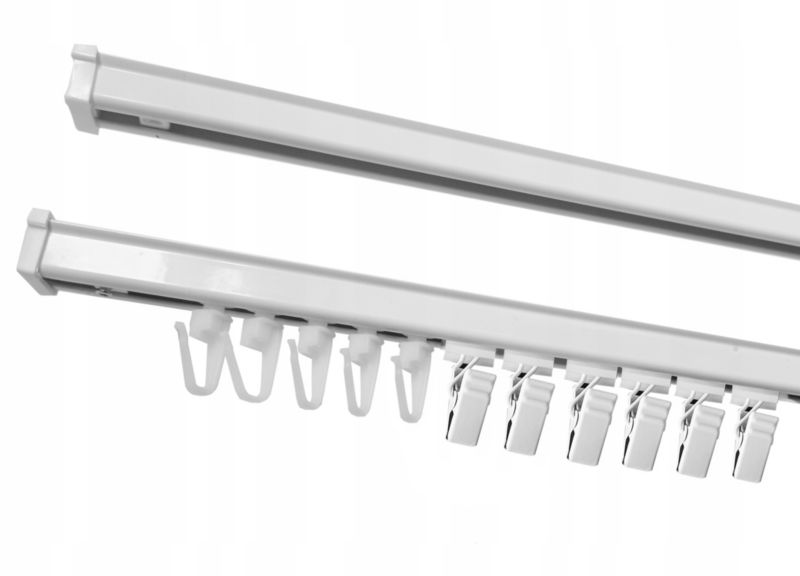 Karnisz szyna sufitowa aluminiowa pojedyncza biała PS PANCZO 150 cm 1 szt.