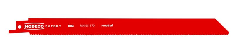 Brzeszczoty do piły szablowej Modeco Expert metal 228 mm ząb 1,8 mm - zawieszka papierowa - 3 szt.