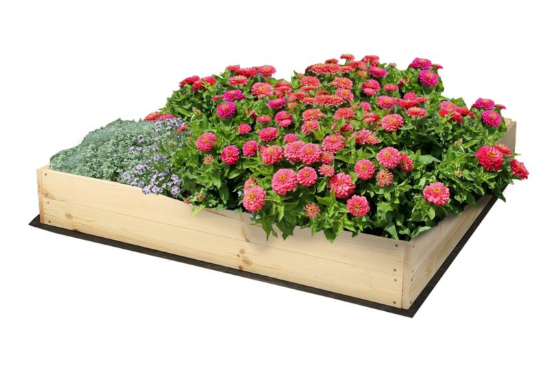 Donica na warzywa MODO24 grządka impregnowana przeźroczysta 18x120x117 cm 1 szt.