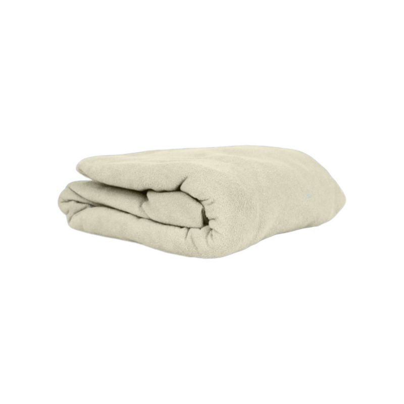 Prześcieradło gumka jersey KAM-POL bawełna premium 90x210 kremowy 1 szt.