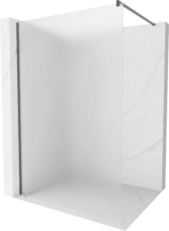 Ścianka prysznicowa Mexen Kioto gun gray 140x200 cm 800-140-101-66-30 1 szt.