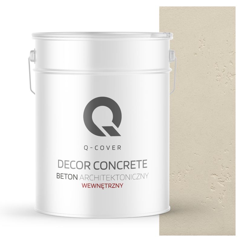 Beton Architektoniczny Wewnętrzny Q-Cover Beżowy Jasny F751 15KG
