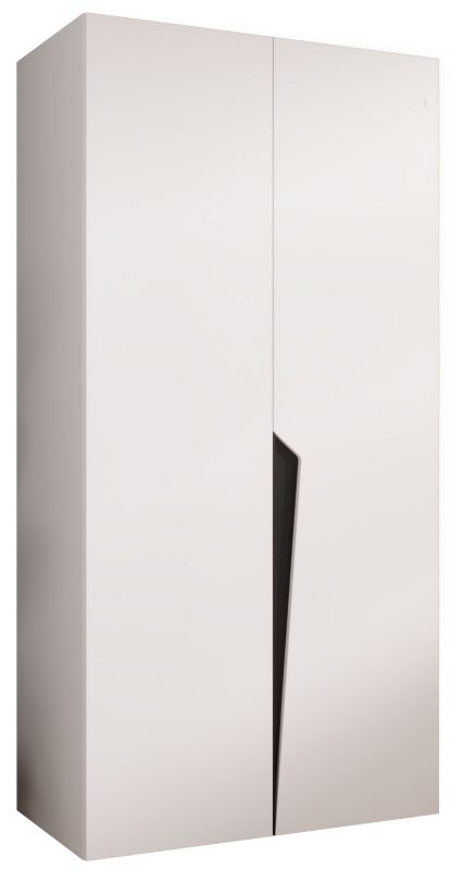 Szafa uchylna otwierana Abiks PIANO 1 100 wys 202 cm Biały + Czarny 1 szt