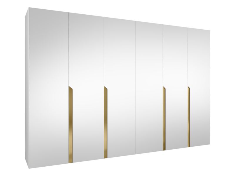 Szafa MIRJAN 24 Mila 3 300 biały / złoty 1 szt.