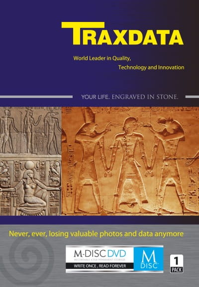 TRAXDATA DVD-M x4 4,7GB M-DISC ARCHIVAL - Henryx24