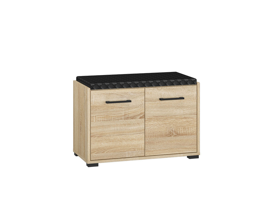 Szafka na buty z siedziskiem 70 cm CARO dąb sonoma