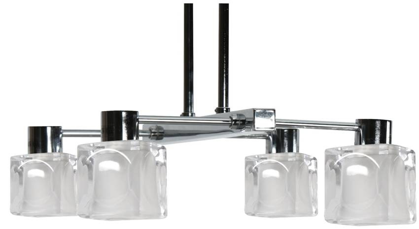 Lampa wisząca sufitowa regulowana do salonu i jadalni CARAT 4-płomienna