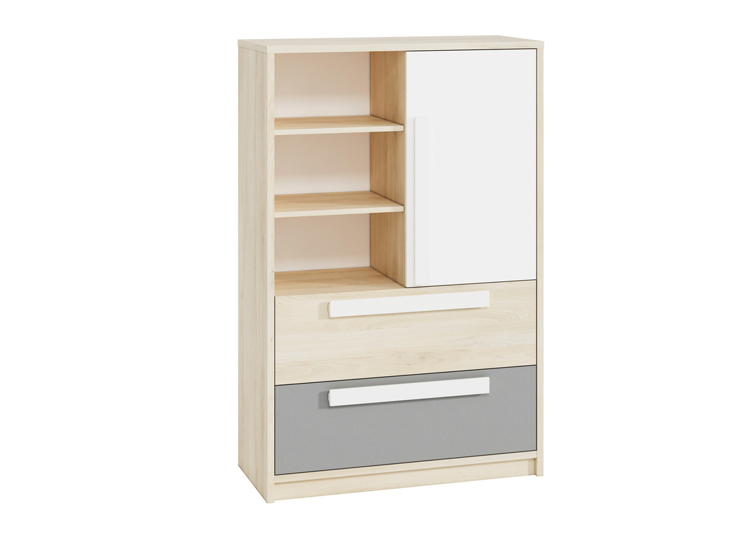 Wysoka komoda z szufladami do pokoju młodzieżowego DROP