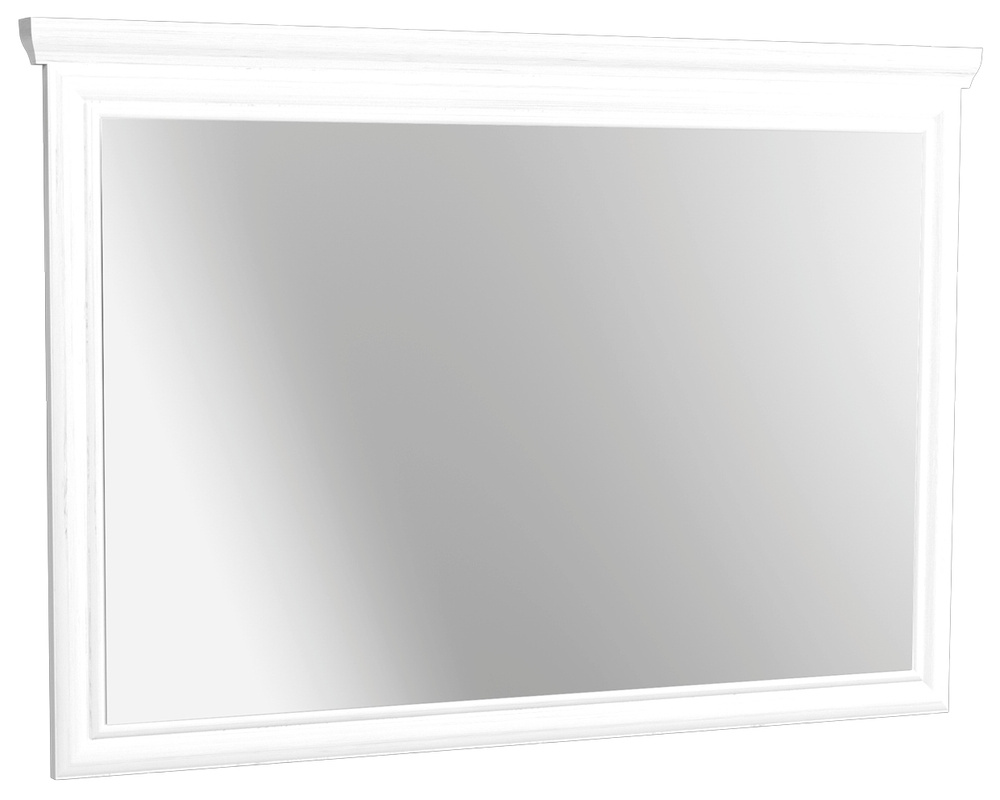 Lustro wiszące białe KOLONIA