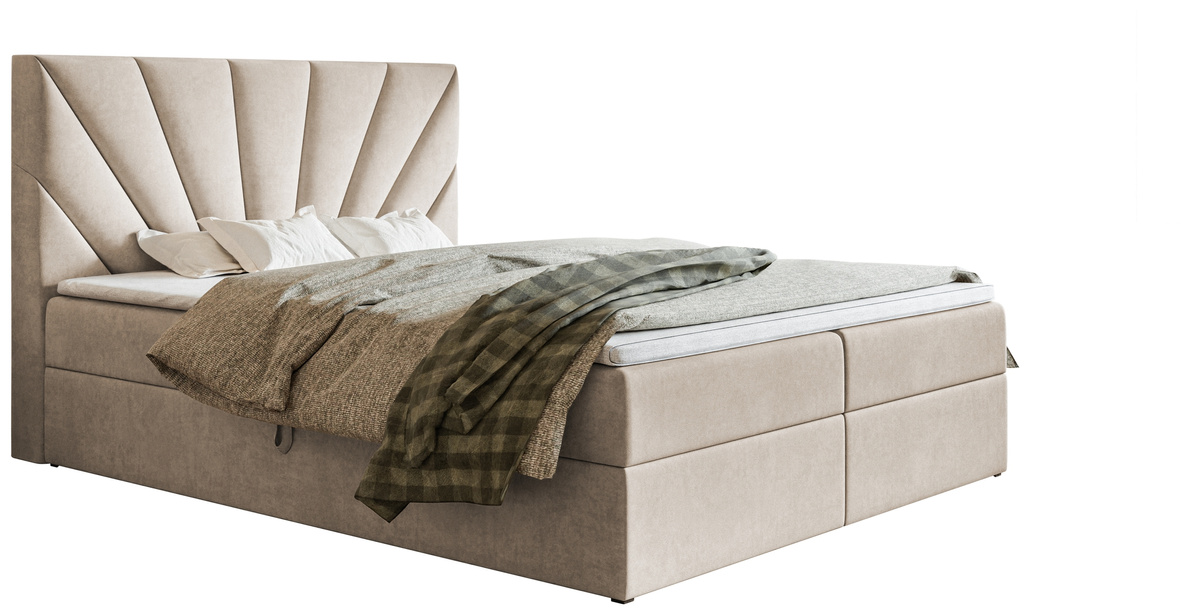 Łóżko kontynentalne z pojemnikiem 120x200 cm CELCO