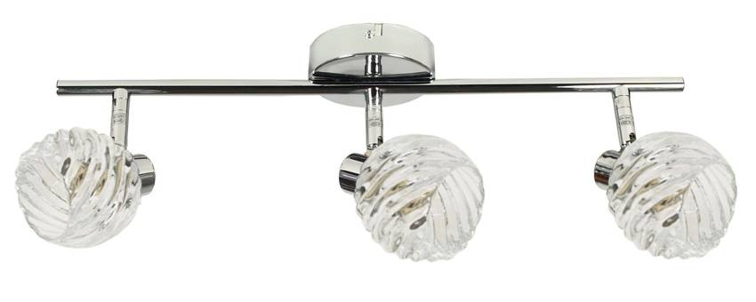 Lampa sufitowa listwa 3-płomienna do salonu FOX nowoczesna