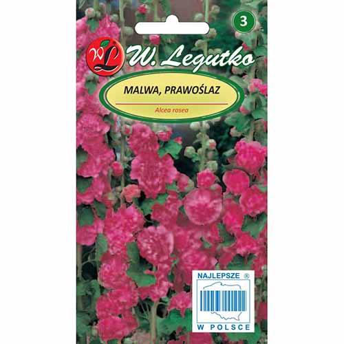 1 szt, Malwa pełna (Prawoślaz) różowa Legutko - Nasiona: Ilość w opakowaniu: 0.5 g