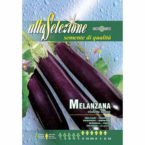 1 szt, Bakłażan Violetta Lunga Morami - Nasiona: Ilość w opakowaniu: 3 g