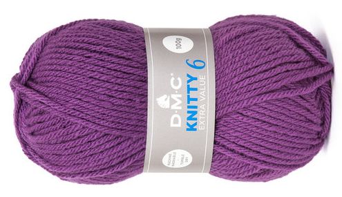włóczka DMC KNITTY 6 kol. 701 / fioletowy