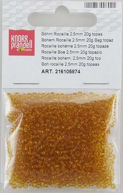 koraliki szklane 2,5mm kol topaz 20g 216105874