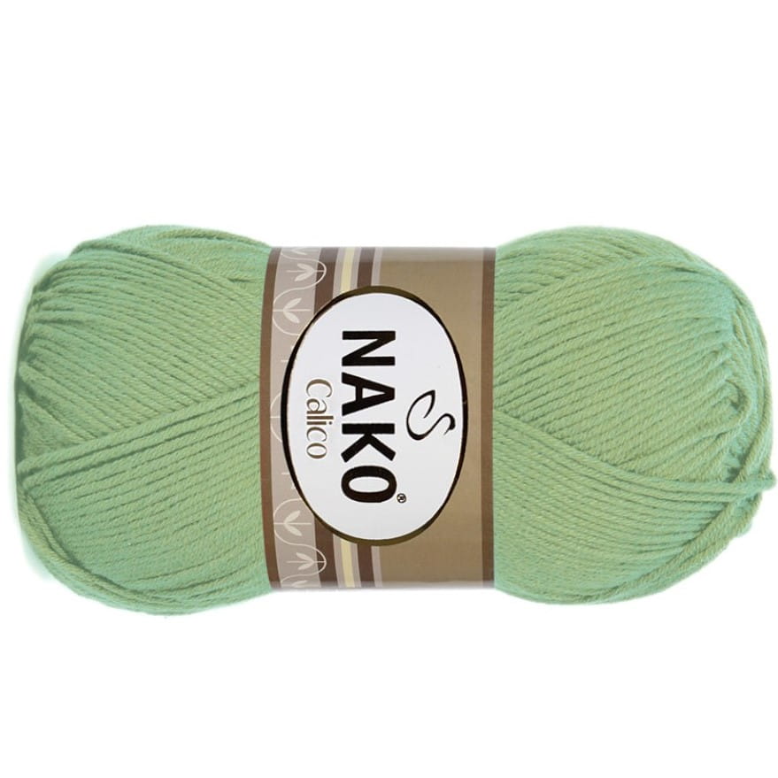 WŁÓCZKA NAKO CALICO kol. 6553 / zieleń pastelowa