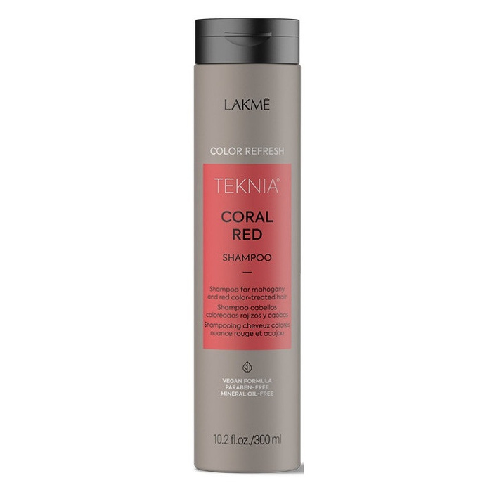 Lakme Teknia Ultra Red Shampoo Refresh szampon odświeżający kolor do włosów rudych i mahoniowych, 300 ml