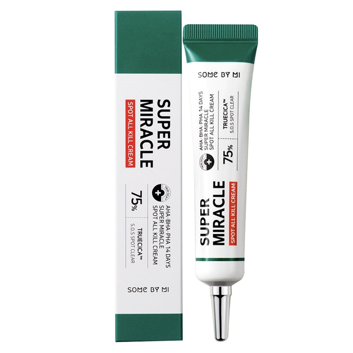 Some By Mi AHA.BHA.PHA.14 Days Super Miracle Spot All Kill Cream krem punktowy na zmiany trądzikowe, 30 ml