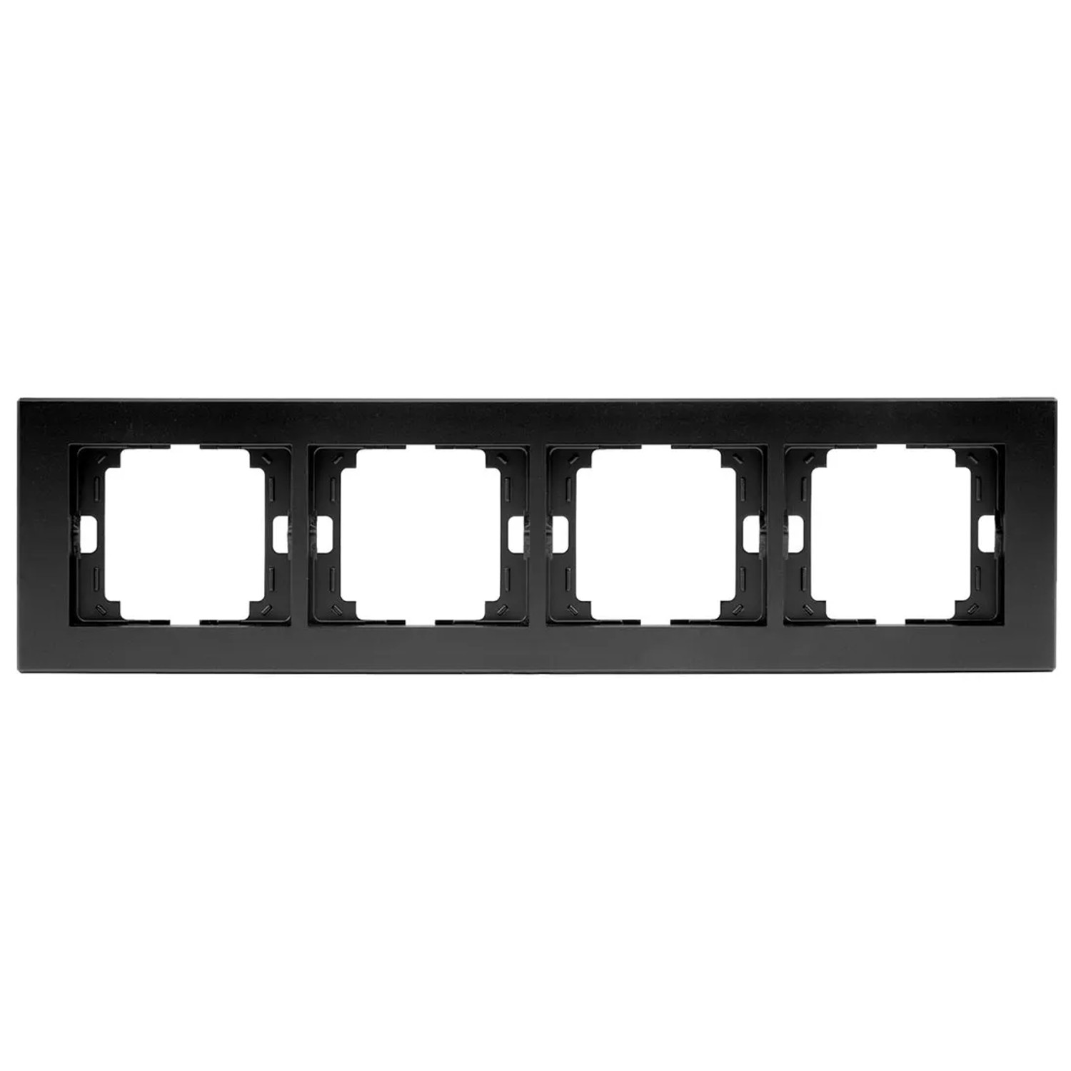 Ramka Onyx poczwórna czarny mat