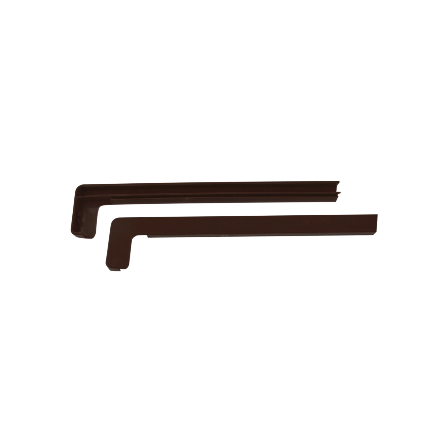 Zaślepki do parapetu zewnętrznego brązowe - 2 szt.