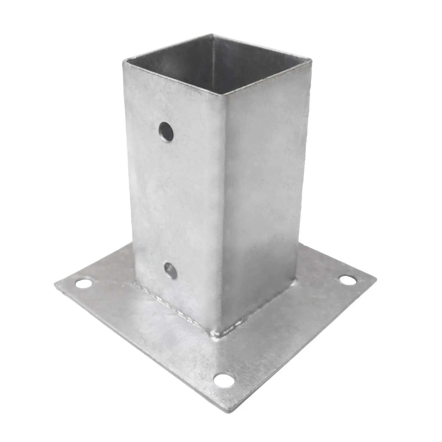 Polargos Podstawa słupka ocynkowana przykręcana 7 x 7 x 15 cm