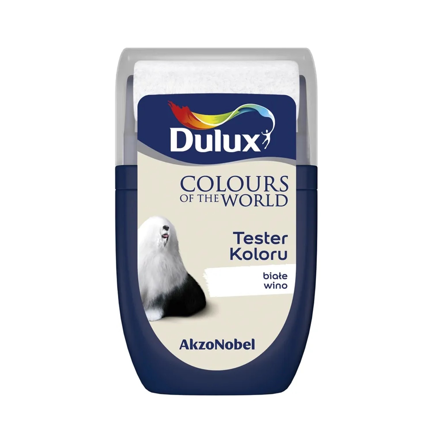 Tester farby Dulux Kolory Świata białe wino 30 ml