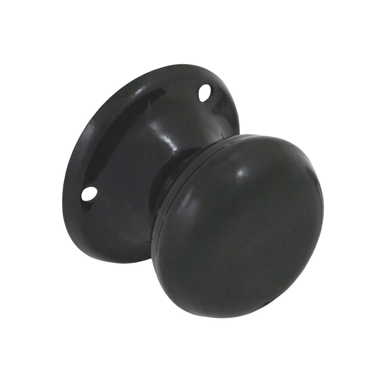Gałka drzwiowa stała czarna