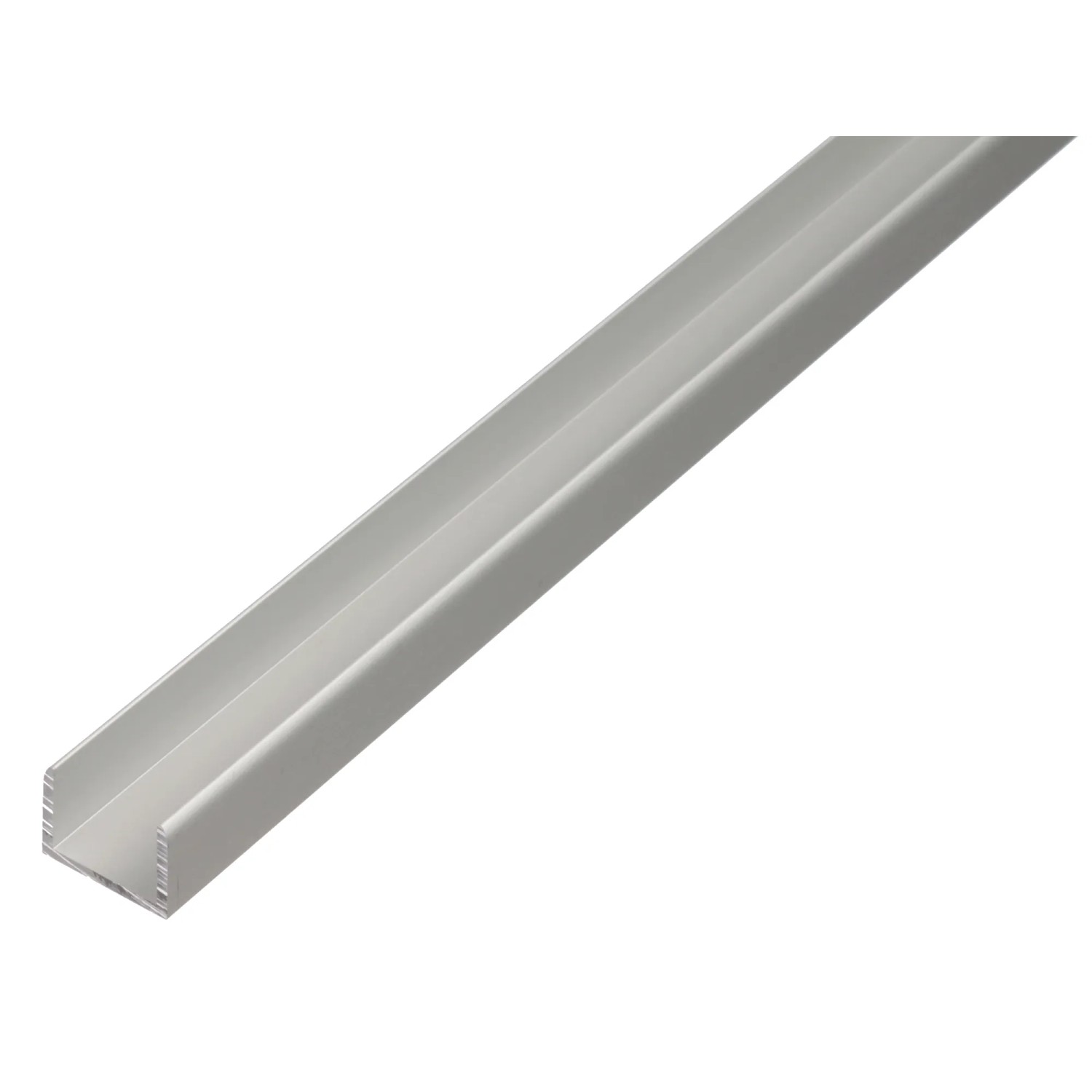 GAH Alberts Profil aluminiowy typu U 12,9 mm x 2000 mm