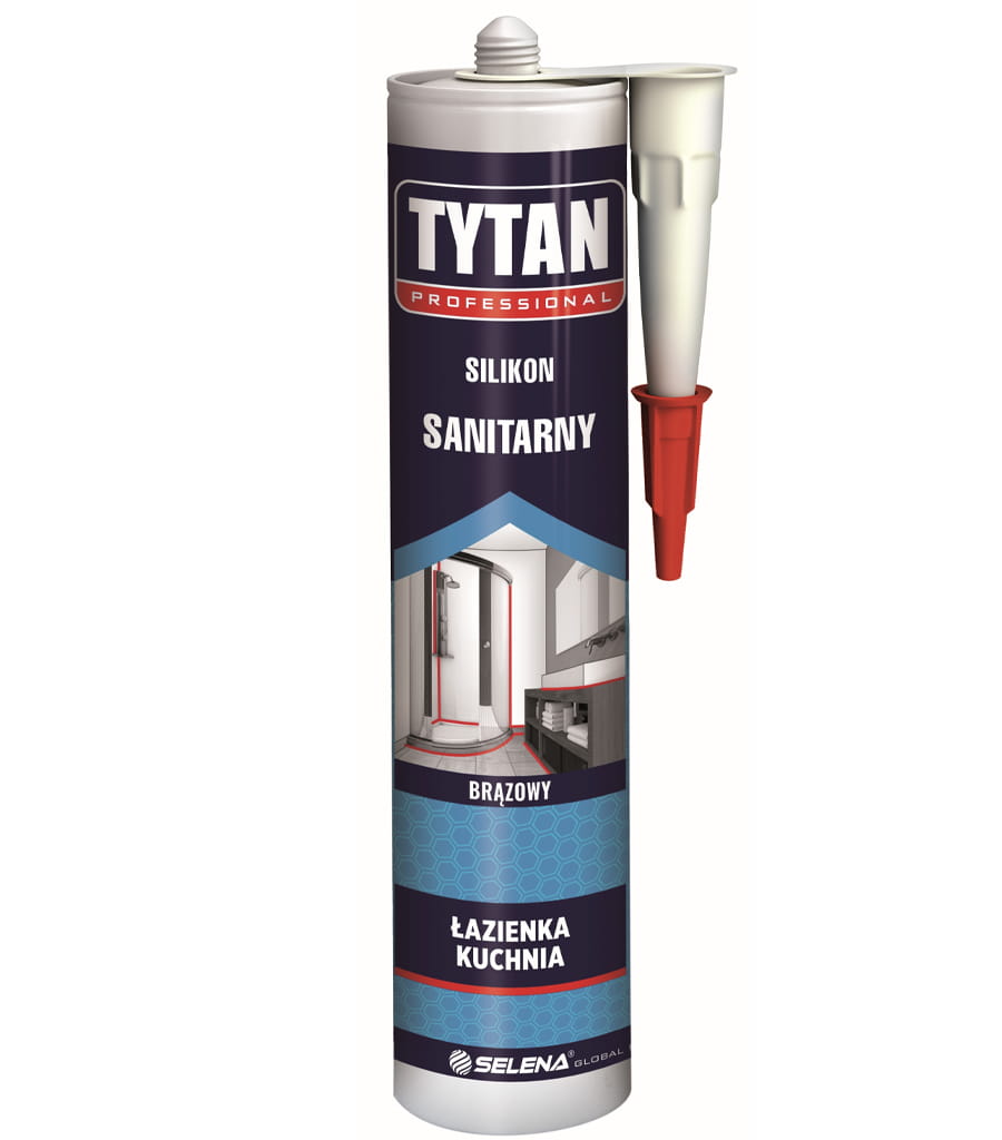 TYTAN SILIKON SANITARNY BRĄZOWY 280ml