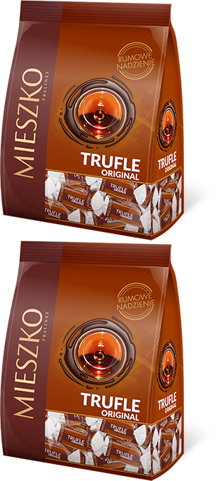 2x Cukierki Mieszko Trufle Original, rumowy, 260g