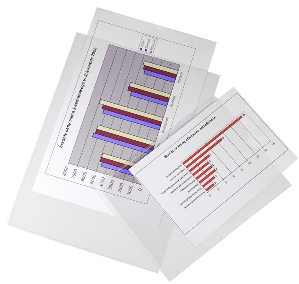 Ofertówki krystaliczne Biurfol, "U", A4, 150μm, 25 sztuk, transparentny