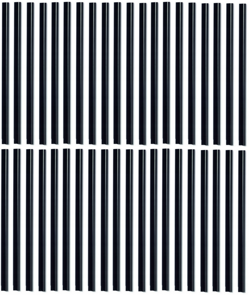 100x Grzbiet wsuwany Durable, 6mm, do 60 kartek, 1 sztuka, czarny