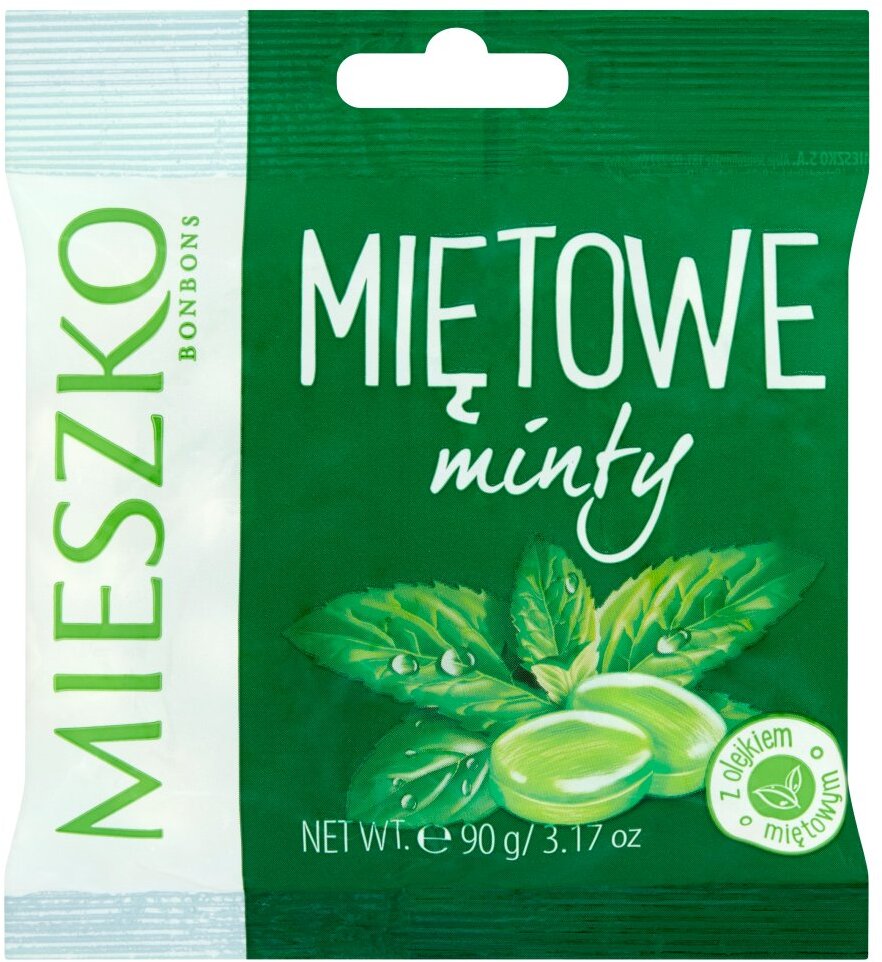Cukierki Mieszko, miętowy, 90g