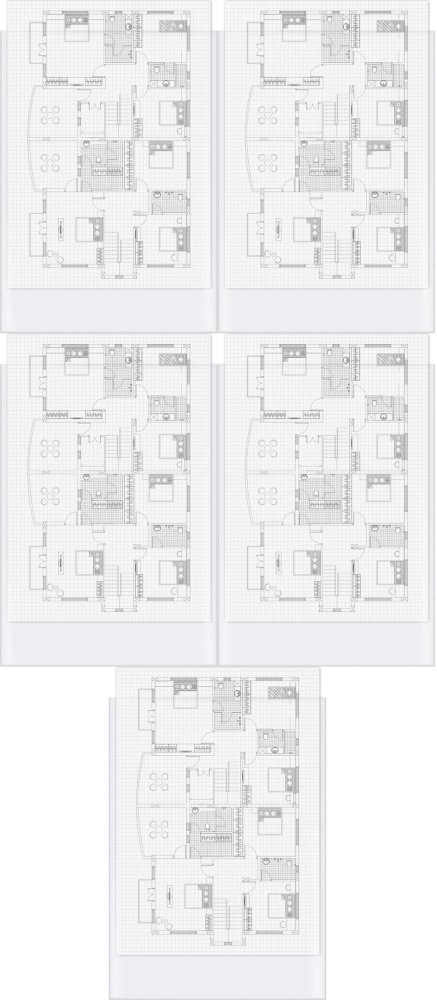 5x Ofertówka krystaliczna Biurfol, „U”, A3, 150μm, 1 sztuka, transparentny
