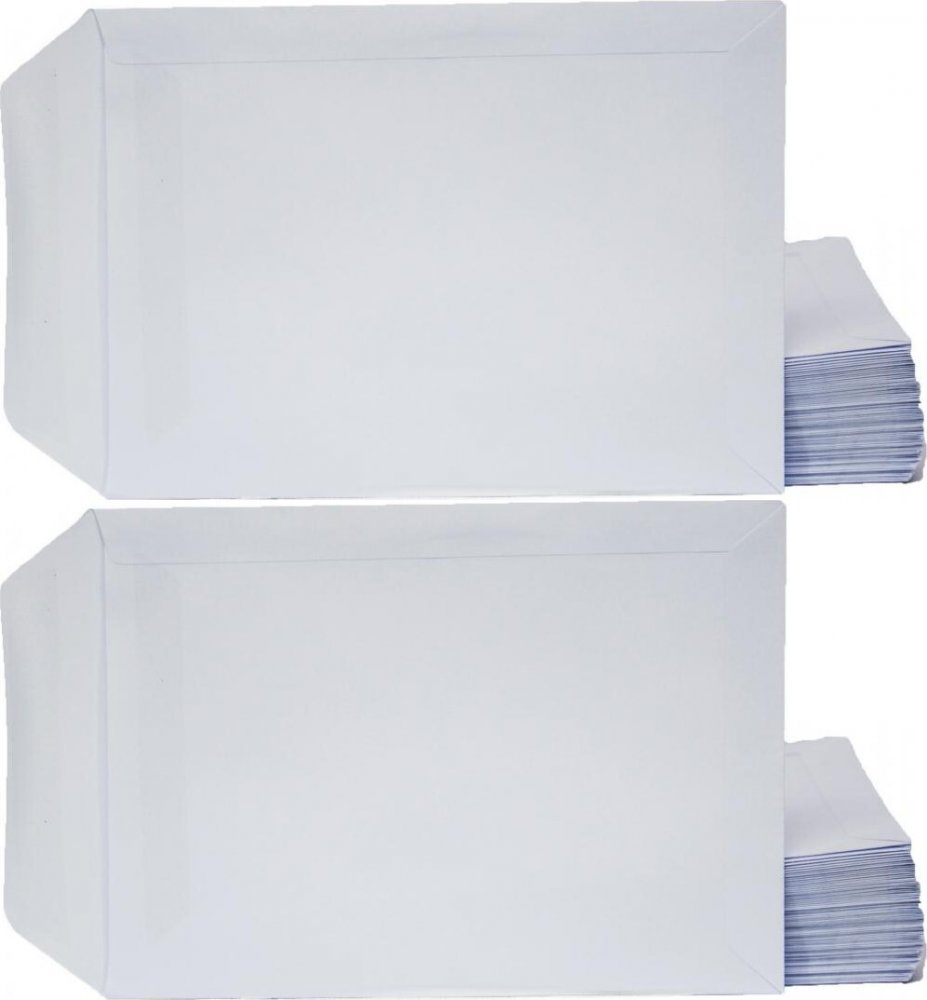 2x Koperta standardowa NC, B4, samoklejąca SK, 50 sztuk, biały