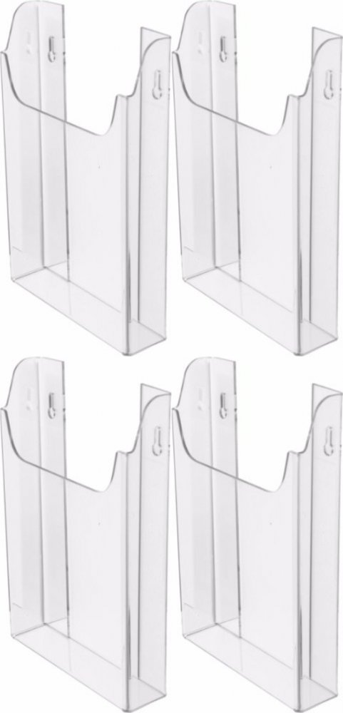 4x Kieszeń na dokumenty Artcop, wisząca, pionowa, A4, pleksi, przezroczysty