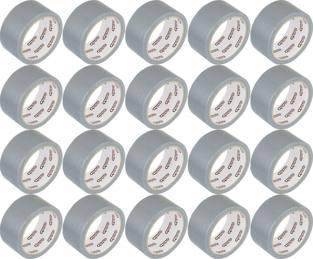 20x Taśma zbrojona Grand, 48mmx10m, srebrny