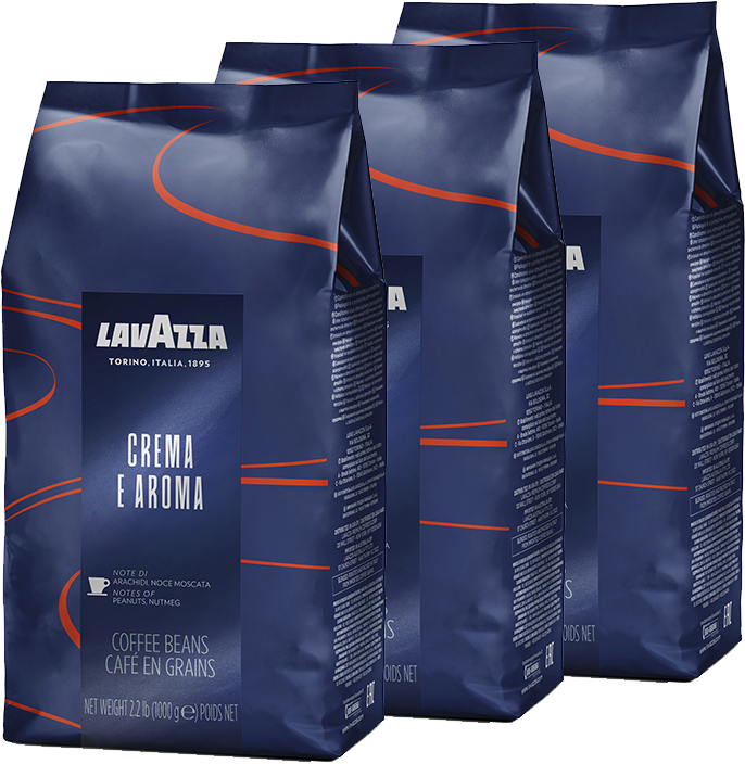 3x kawa ziarnistaCrema e Aroma Espresso Blue , 1kg